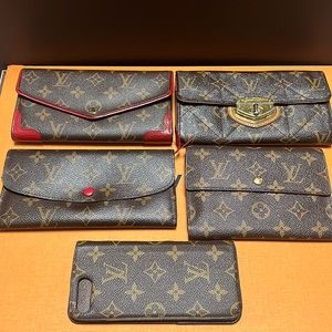 Louis Vuitton monogram wallets check my closet ,authentic
